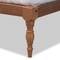 Baxton Studio Iseline Walnut Brown Finished Wood Queen Size Platform Bed Frame 156-9472 - alternate 3